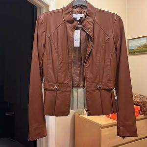 NWT NY&C FAUX LEATHER JACKET
